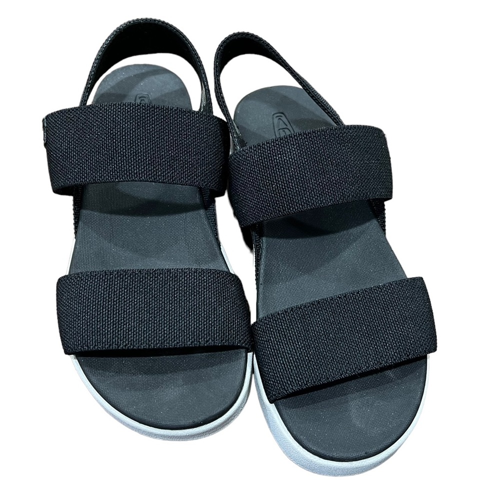 Keen Elle Backstrap Sandal Womens Size 6.5 Keen 1022620 Black EUC!